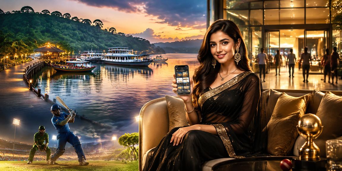 বান্দরবানের একজন তরুণ মোবাইলে ক্রিকেট বেটিং উপভোগ করছেন