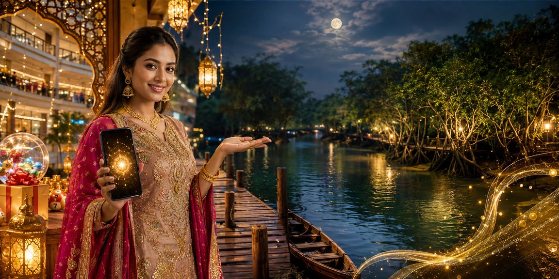সিলেটে ঈদ উৎসবে লটারি খেলার আনন্দময় মুহূর্ত